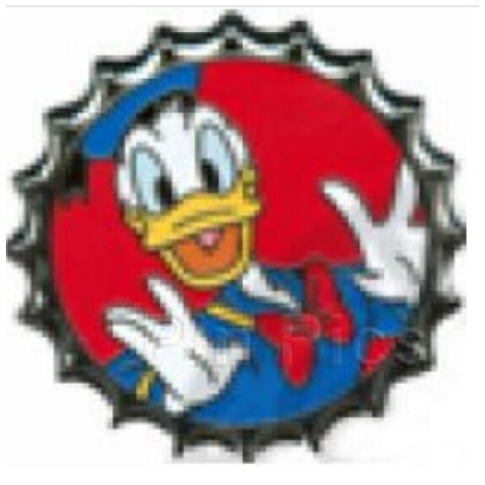 Disney Pin Bottle Caps Donald Duck Vuican Sign LE WDW Mystery Character 69850